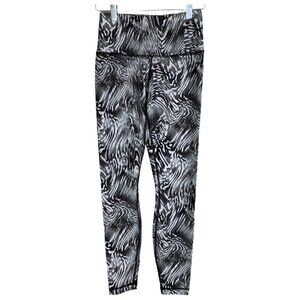 Playground‎ High Waist Tiger Print White Leggings